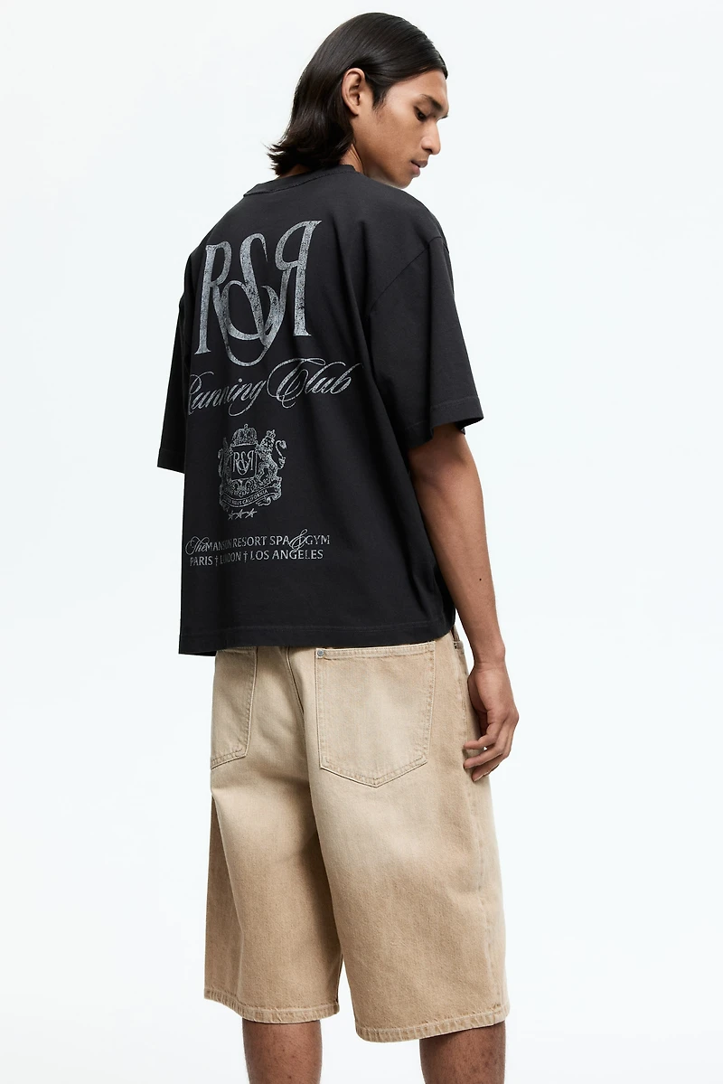 Baggy Denim Shorts