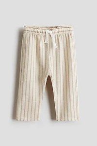 Linen-Blend Joggers