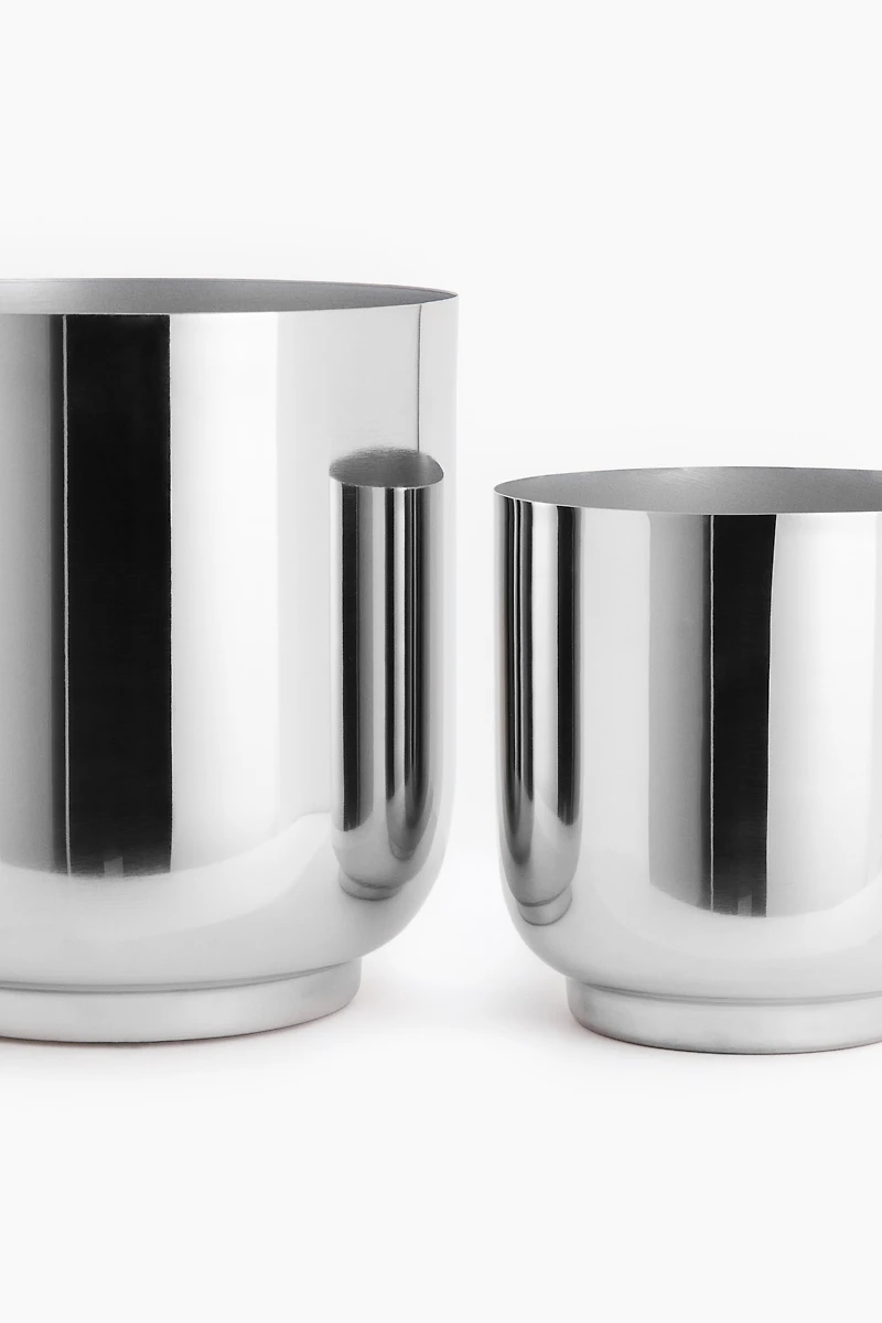 Small Stainless Steel Plant Pot