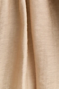 Balloon-Leg Pants with Layered Skirt