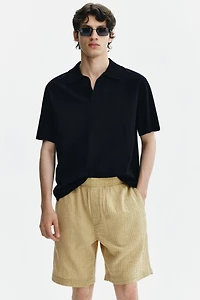 Relaxed-Fit Muslin Shorts