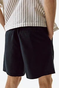 Relaxed-Fit Linen-Blend Shorts