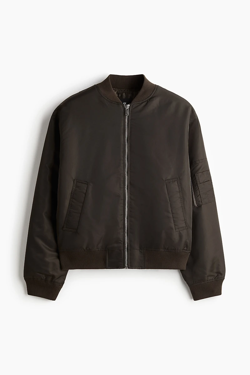 Nylon Bomber Jacket