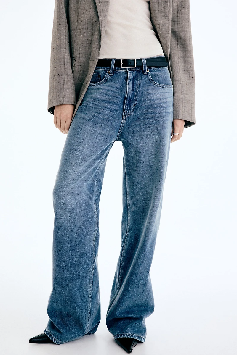 Wide High Jeans