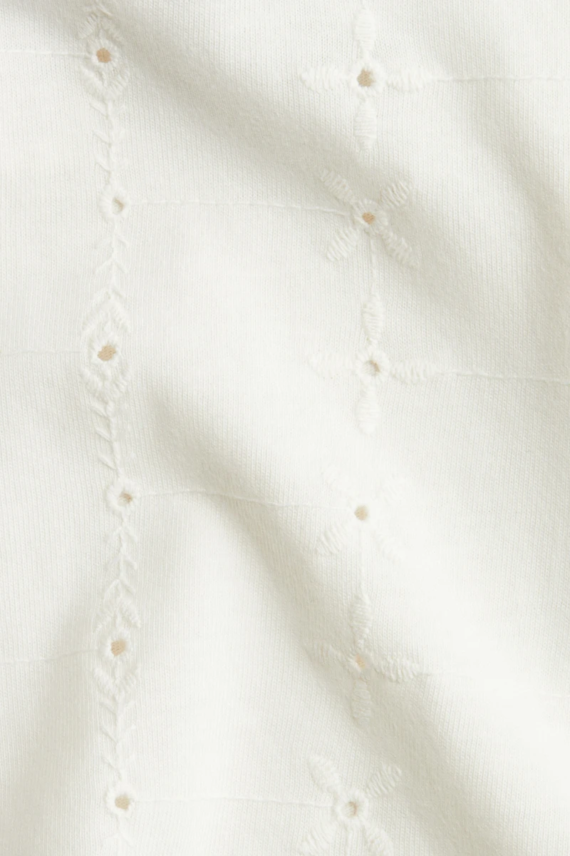 Eyelet-Embroidered Top