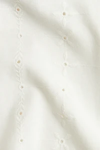 Eyelet-Embroidered Top