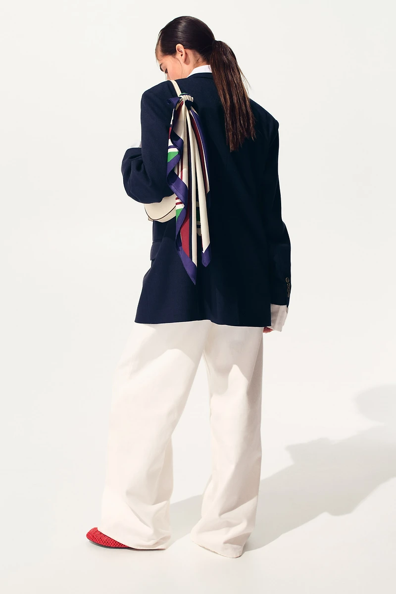 Oversized Double-Breasted Blazer