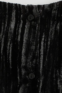 Crushed-Velvet Dress