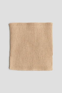 Rib-knit Tube Scarf