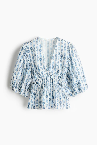Blouse à encolure en V