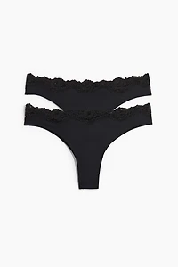 2-Pack Microfiber Brazilian Briefs