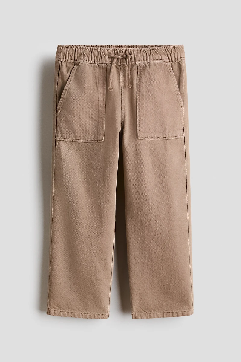 Pantalon jogging en sergé de coton