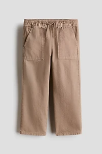 Pantalon jogging en sergé de coton