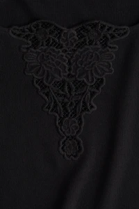 Top with Eyelet Embroidered Detail