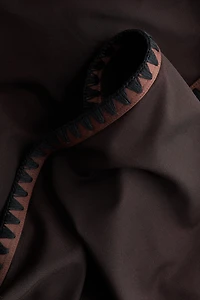 High-Leg Padded-Cup Bandeau Swimsuit