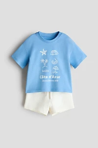 2-Piece Cotton Jersey Set