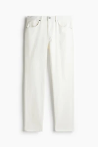 Pantalon aminci en tissu croisé de coton