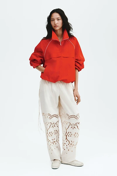 Oversized Nylon Anorak