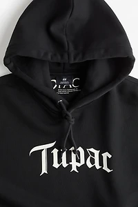 Oversized Fit Printed Hoodie