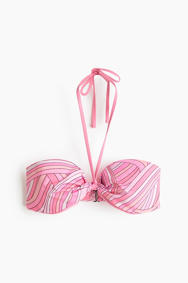 Padded halterneck bikini top