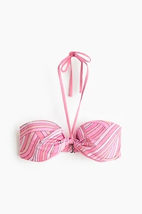 Padded halterneck bikini top