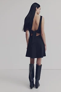 Low-Back Jersey Dress
