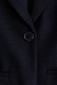 Textured-Weave Blazer