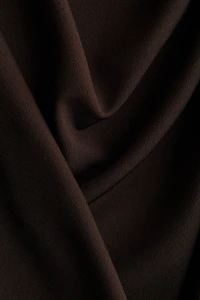 Draped One-Shoulder Dress