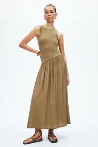 Dress with Flared Skirt