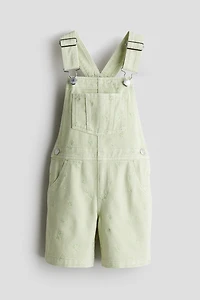 Denim Overall Shorts