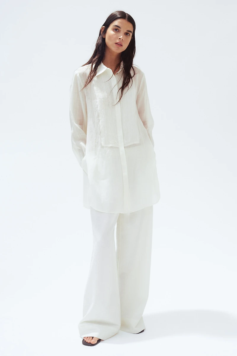Ramie Tuxedo Shirt