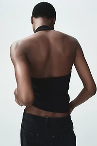 Cotton Halterneck Top