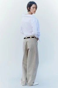 Baggy Regular-Waist Barrel Jeans
