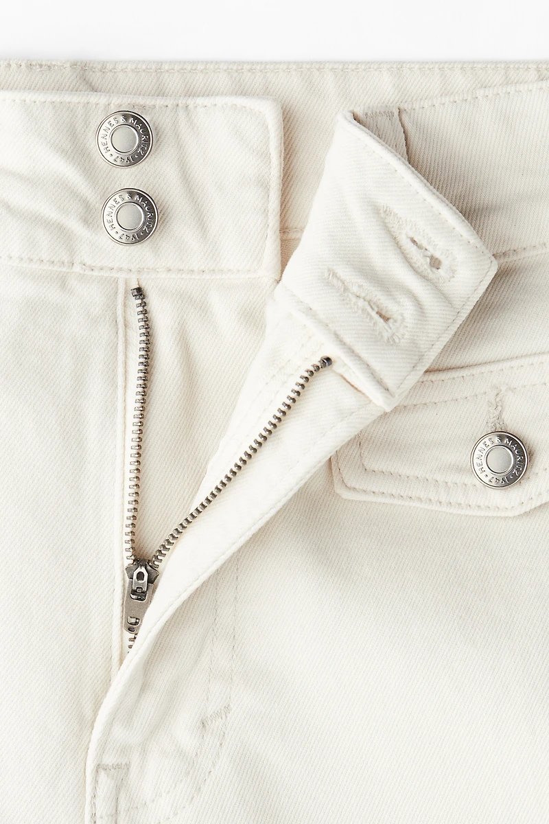 Jean évasé taille haute