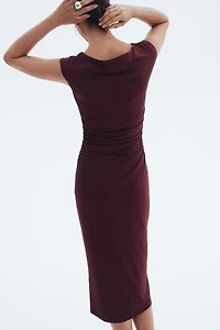 Cap-sleeved Dress