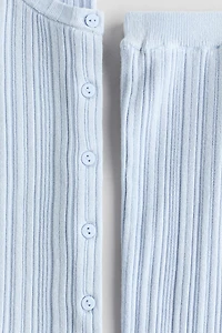 Ensemble 2 pièces en tricot côtelé