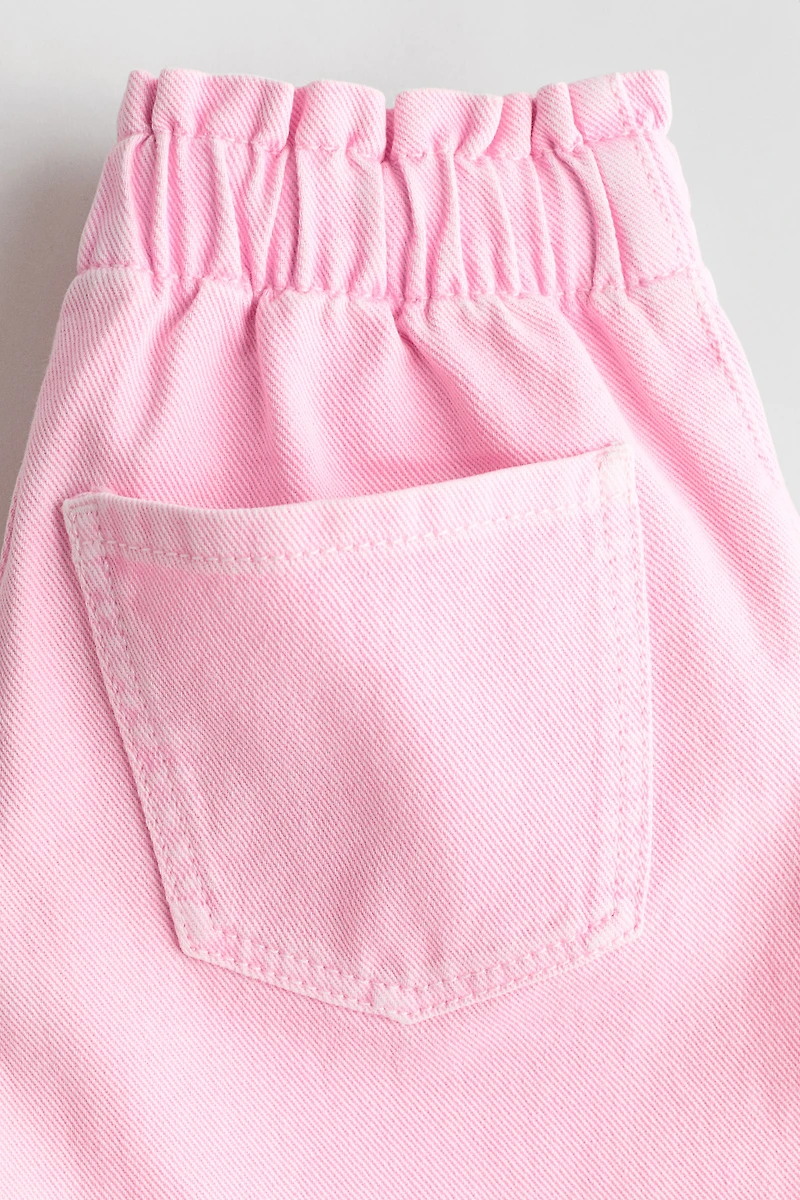 Loose Fit Denim Shorts