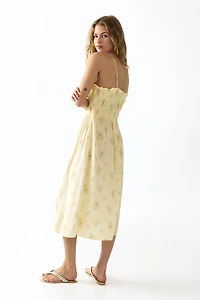 Smocked Strappy Dress