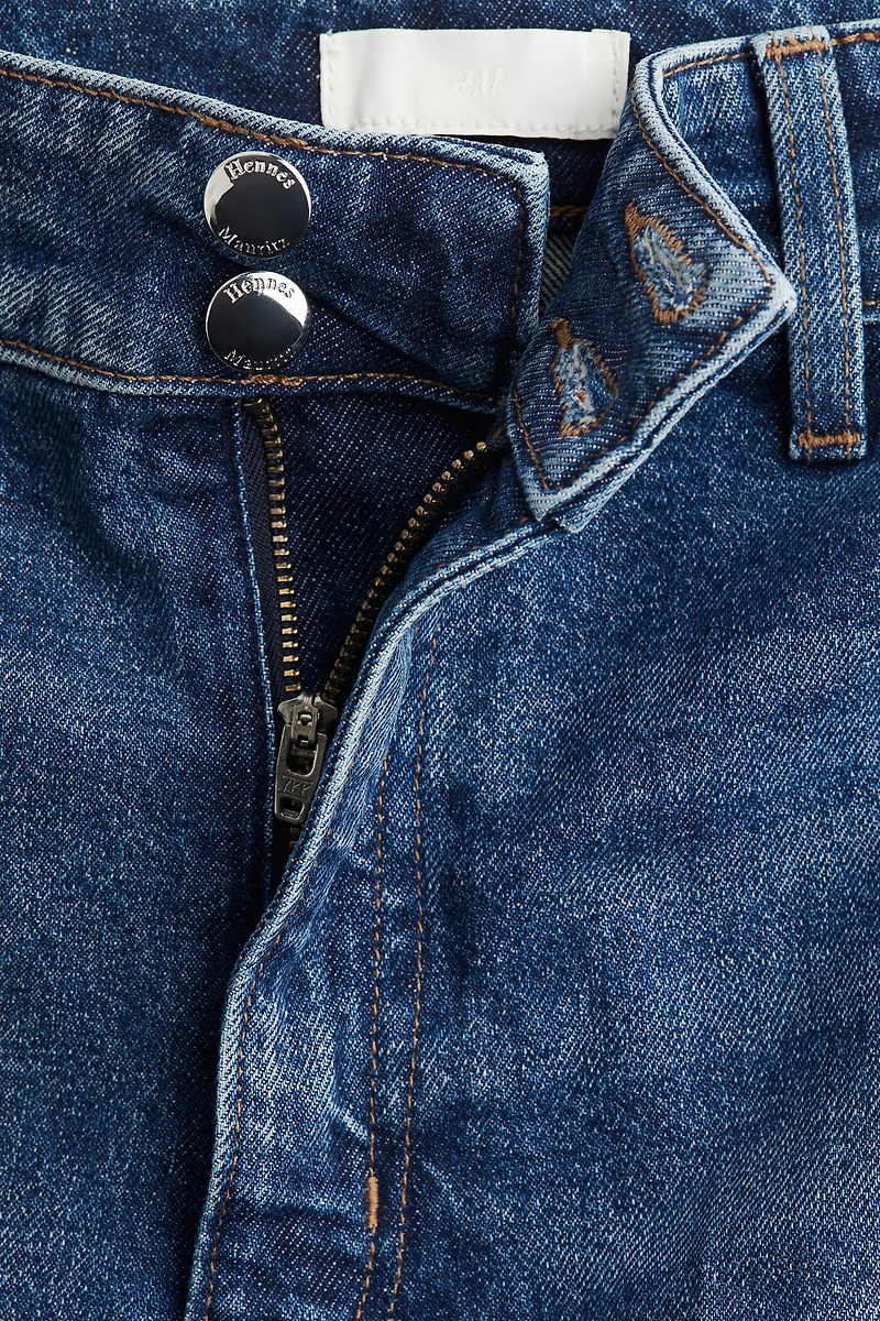 Jean large taille haute