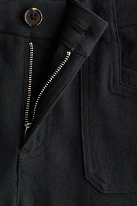 Pantalon large en sergé