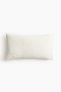 Embroidered Cotton Pillowcase