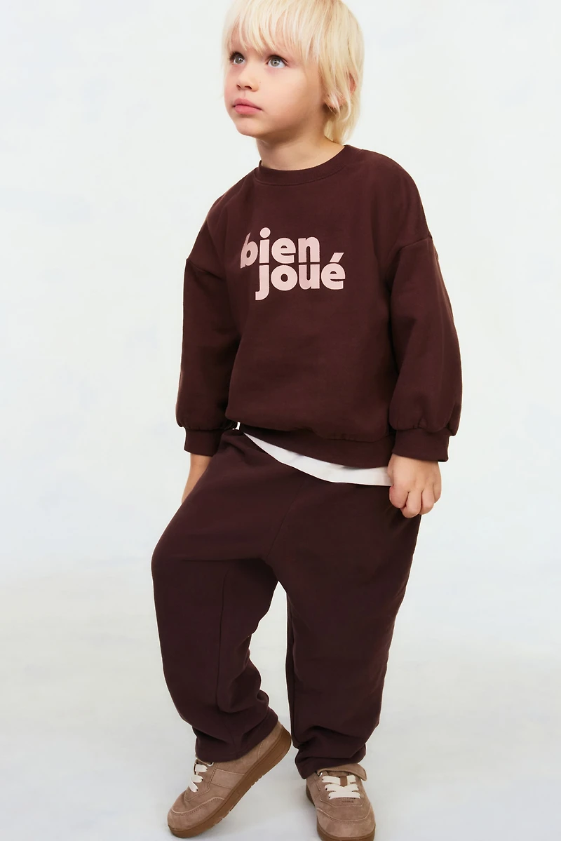 Straight-Leg Cotton Joggers