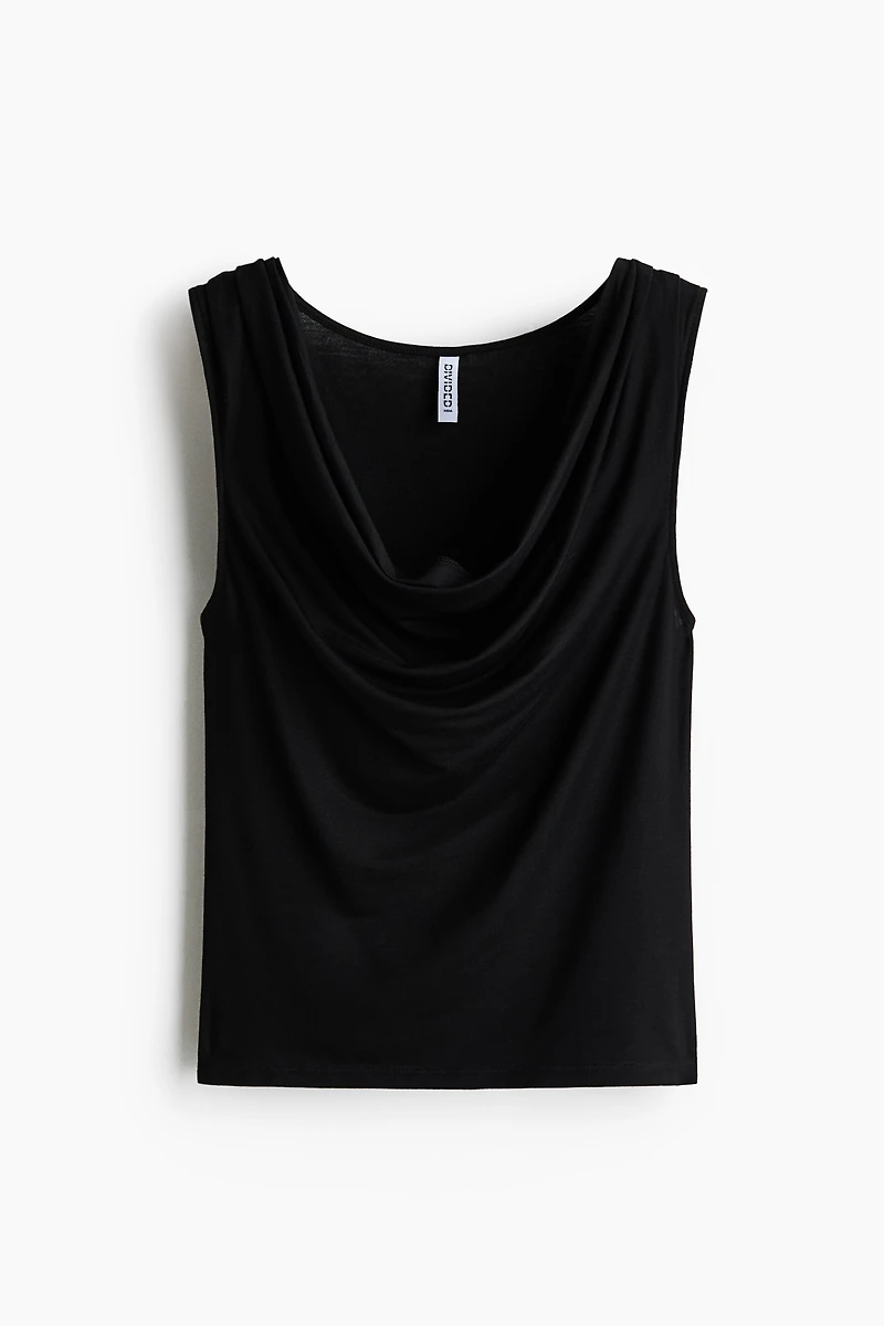 Haut en jersey avec encolure bénitier