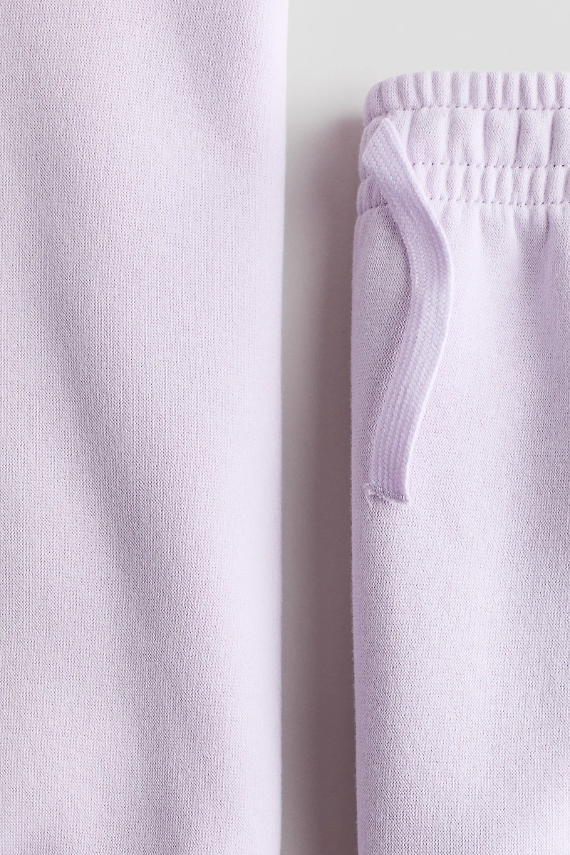 2-Piece Brushed-Inside Sweatshirt and Joggers Set