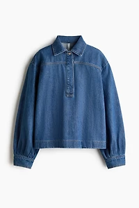 Denim Pullover Shirt