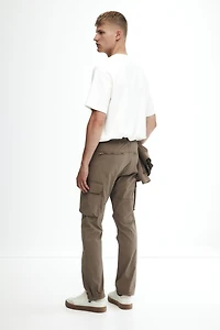 Pantalon cargo coupe classique en nylon