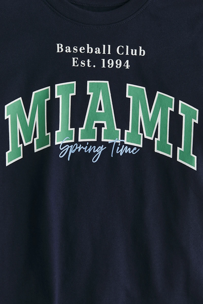 Printed Cotton T-Shirt