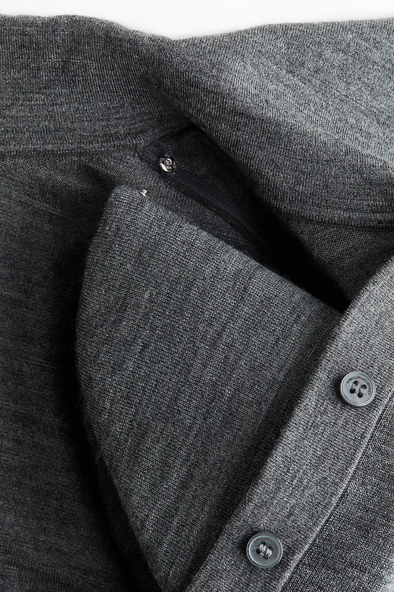 Merino Wool Polo Shirt
