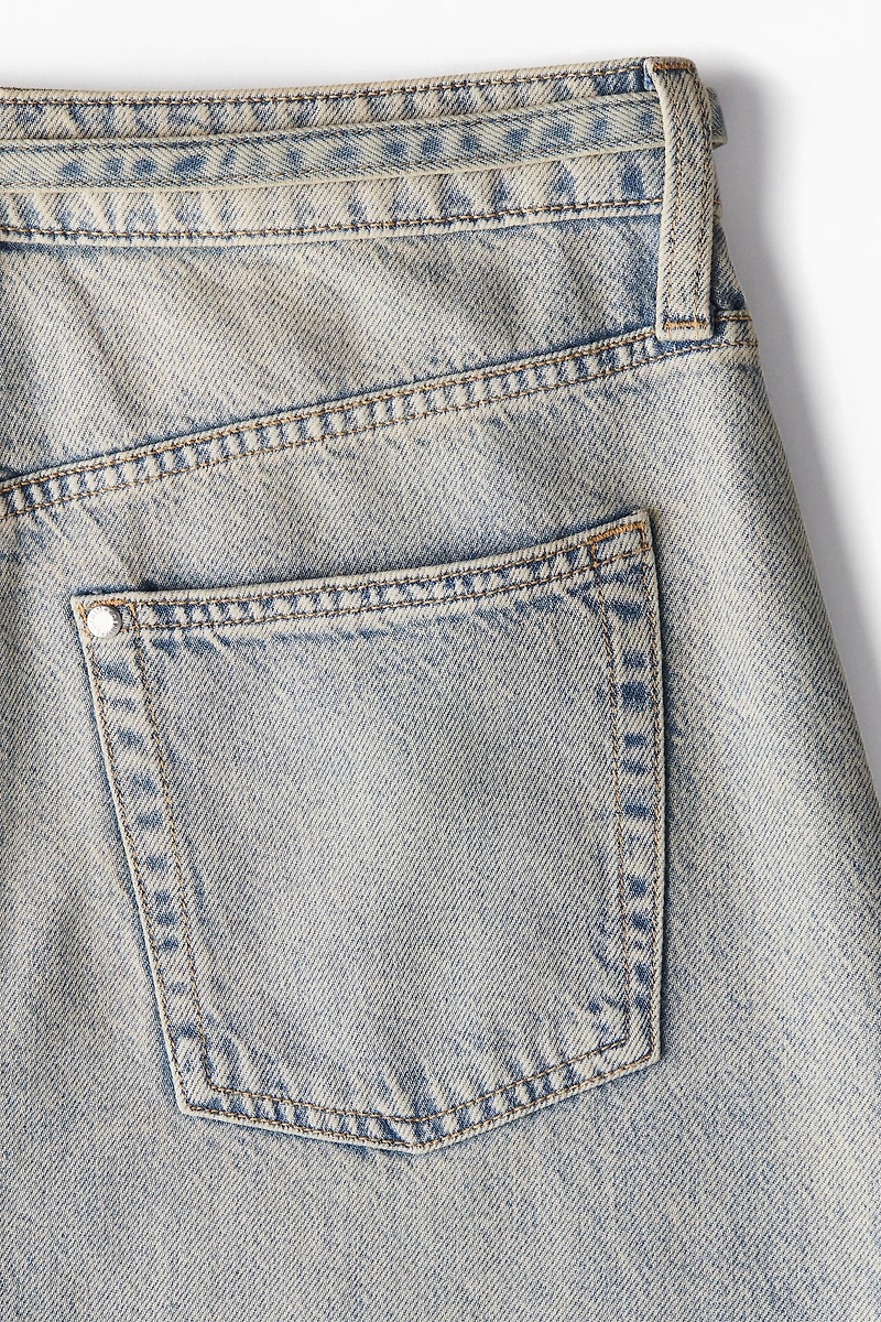 Feather Soft Denim Skirt