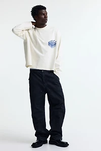 T-shirt coupe ample en jersey imprimé